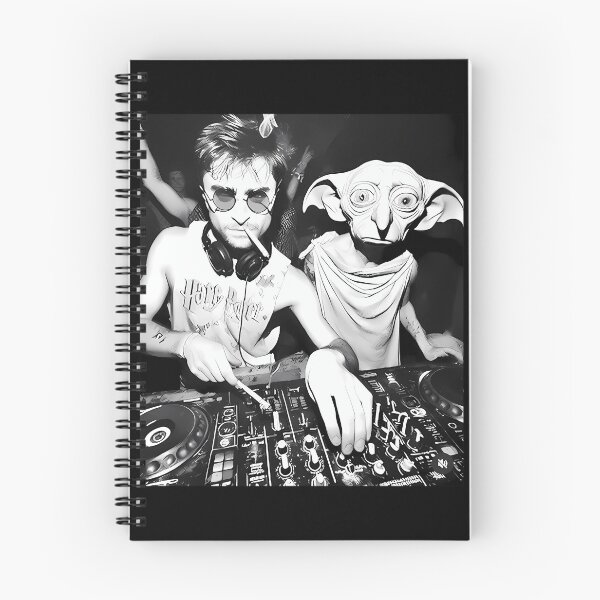 Item preview, Harry and Dobby Elf DJ The House Smoking Meme designed and sold by archiwyzardArt.