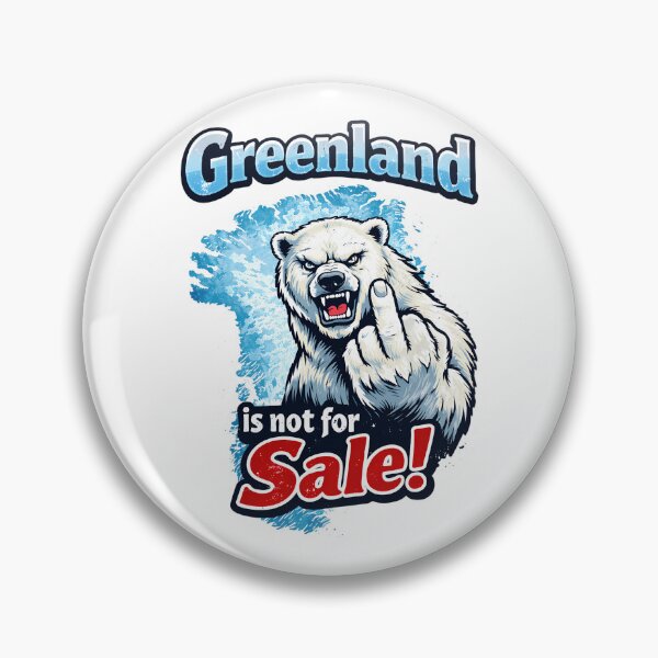 Item preview, Greenland Is Not For Sale – Polar Bear - Arctic Nature Protest Graphic Design designed and sold by AsherGavy.