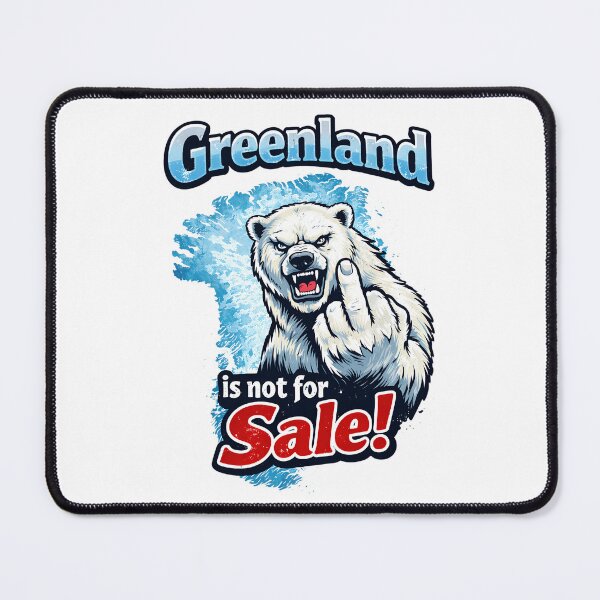 Item preview, Greenland Is Not For Sale – Polar Bear - Arctic Nature Protest Graphic Design designed and sold by AsherGavy.