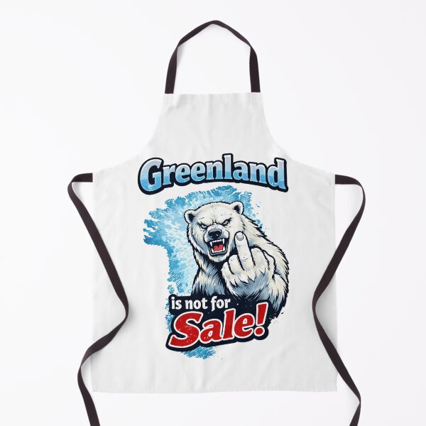 Item preview, Greenland Is Not For Sale – Polar Bear - Arctic Nature Protest Graphic Design designed and sold by AsherGavy.