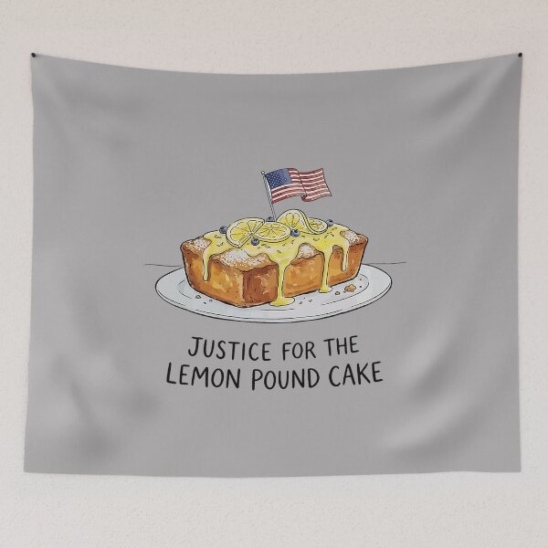 Item preview, Funny American Flag Afroman Justice for The Lemon Pound Cake  designed and sold by CriseldaBruning.