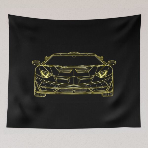 Item preview, Aggressive Italian V12 Track Monster Active Aero Neon Poster designed and sold by KeremYurtseven.
