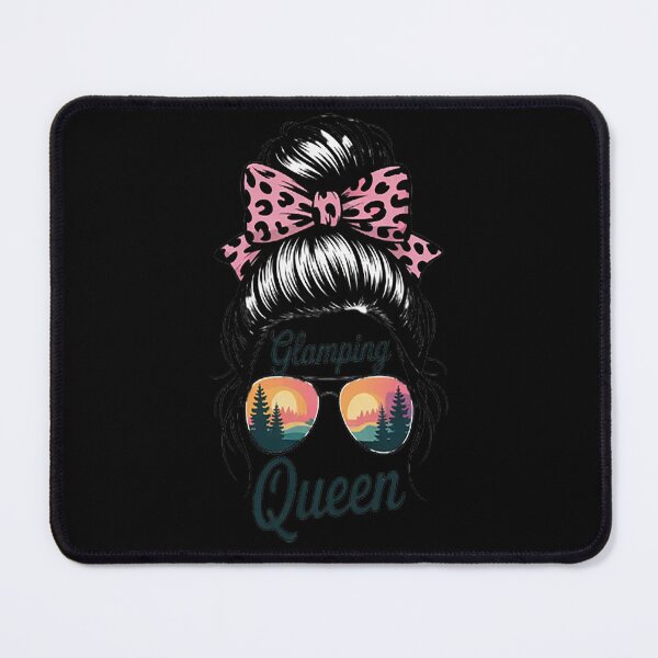 Item preview, Camping Hair Messy Bun Outdoor Glamping Queen designed and sold by SignaturalGen.