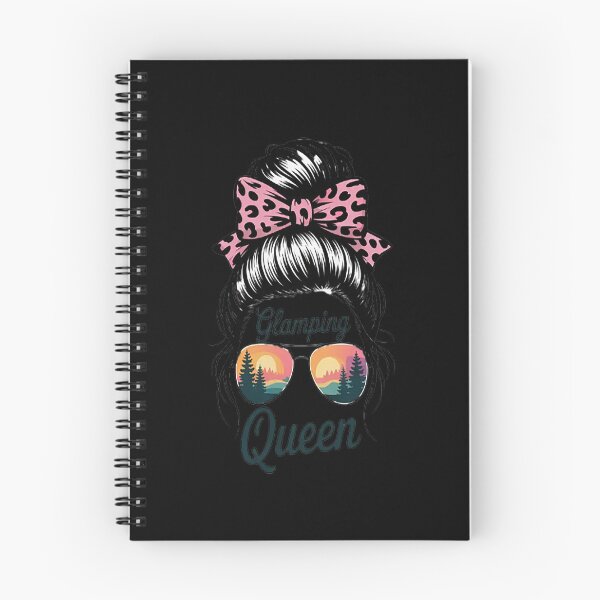 Item preview, Camping Hair Messy Bun Outdoor Glamping Queen designed and sold by SignaturalGen.