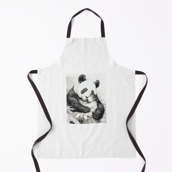 Item preview, Adorable Panda Hugging Baby Girl T-Shirt – Cuteness Overload! Ultra-soft, breathable fabric for all-day comfort  Vibrant, fade-resistant print that lasts through endless washes designed and sold by Ulikedigital14.