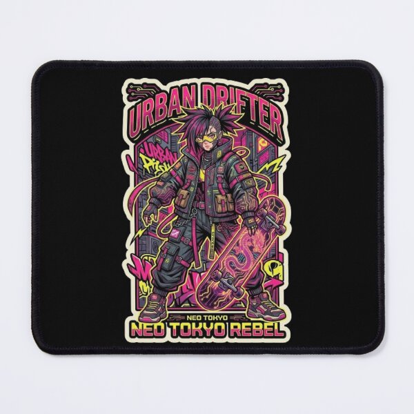 Item preview, Urban Drifter: Neo Tokyo Rebel - Cyberpunk Skater Anime Aesthetic designed and sold by ArtisticlyVibes.