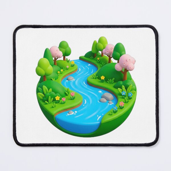 Item preview, HQ Vibrant Spring River 3D Render Art designed and sold by ABArtByAlexST.