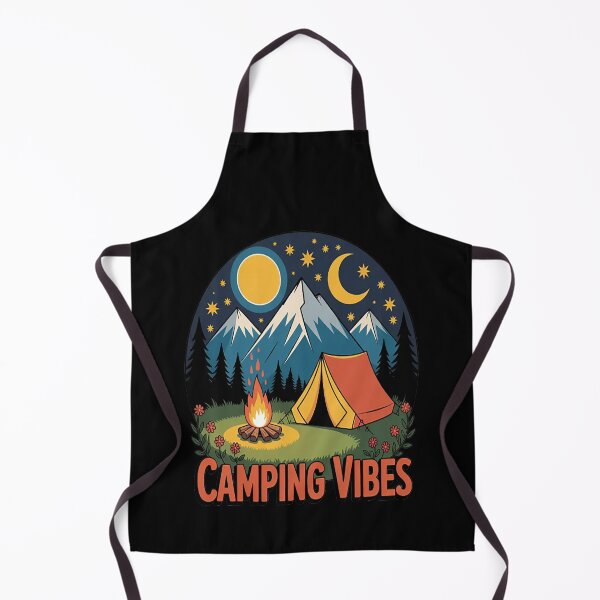 Item preview, Camping Vibes Colorful Summer Campfire Camping designed and sold by SignaturalGen.