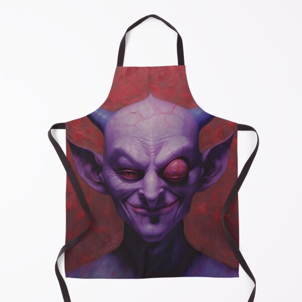 Item preview, Creepy Devil Portrait – Dark Horror Aesthetic Spooky Wall Art Poster designed and sold by ArtFireGallery.