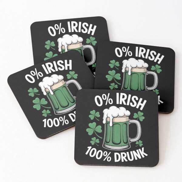 Item preview, 0% Irish 100% Drunk St. Patricks Day designed and sold by Formatage.