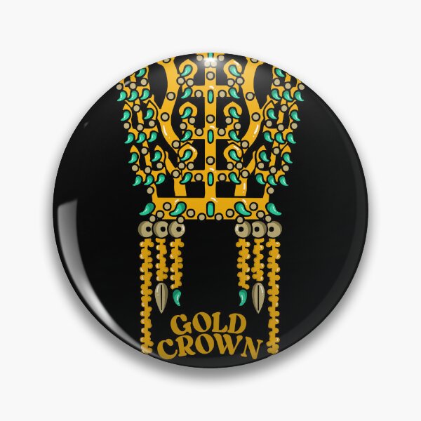 Item preview, Hand Drawn Korean Gold Crown Doodle designed and sold by lazypencil.art.