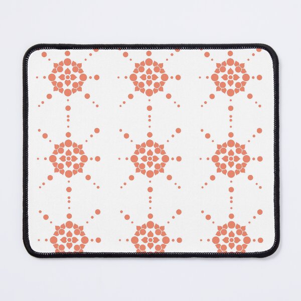Item preview, Peach Geometry Mandala AOP – Modern Symmetrical Lotus Design designed and sold by SurfaceLab.