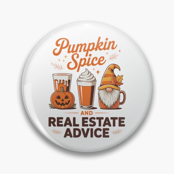 Item preview, Real Estate Halloween Pumpkin Spice And Real Estate Advice designed and sold by Formatage.