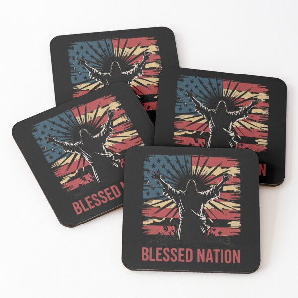 Item preview, Blessed Nation United In Faith And Hope Christian Pride designed and sold by LacostCarl.