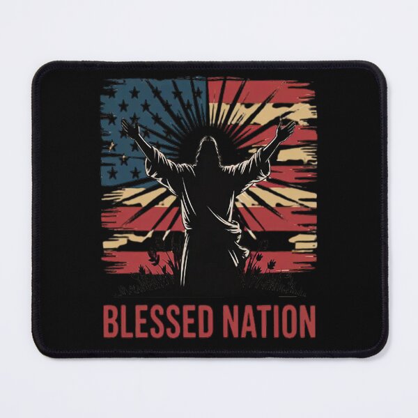 Item preview, Blessed Nation United In Faith And Hope Christian Pride designed and sold by LacostCarl.