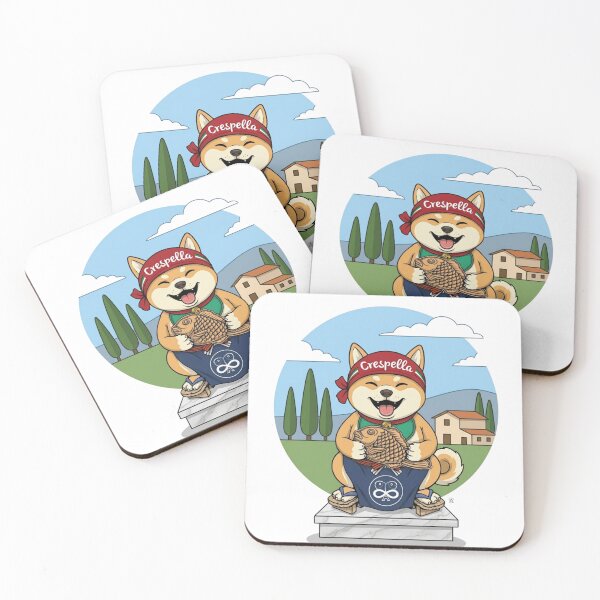 Item preview, Crespella Shiba Inu Taiyaki-Yasan: A Slice of Tuscan Happiness - Art Print designed and sold by Artful Expression .