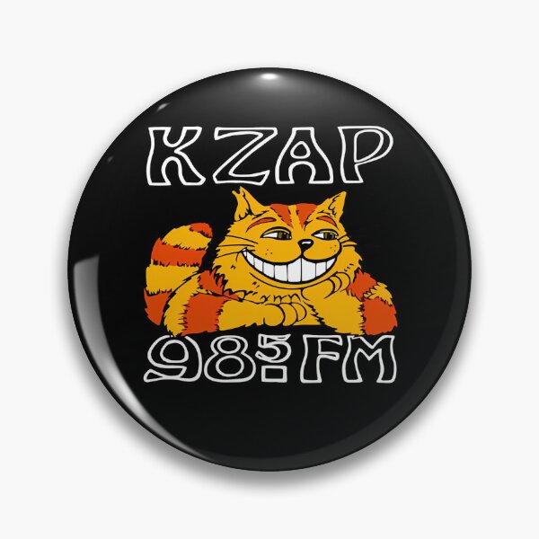 Item preview, K-ZAP Radio Station (98.5 FM) Logo designed and sold by archiwyzardArt.
