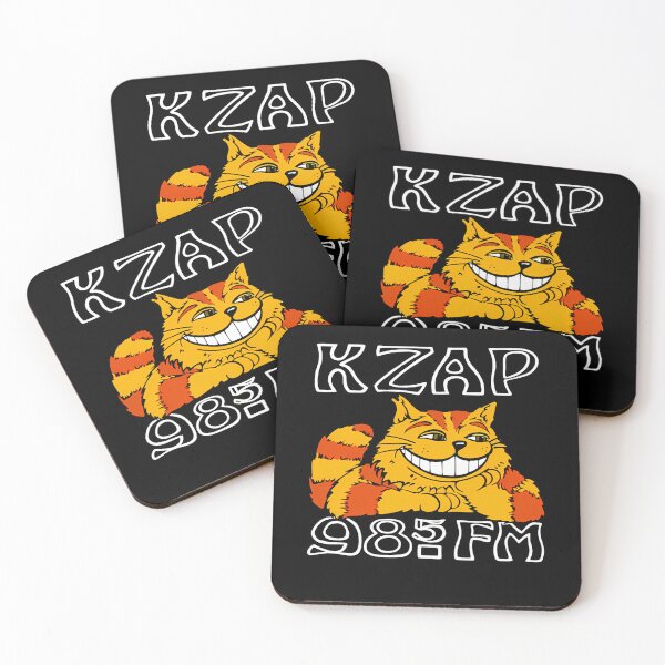 Item preview, K-ZAP Radio Station (98.5 FM) Logo designed and sold by archiwyzardArt.