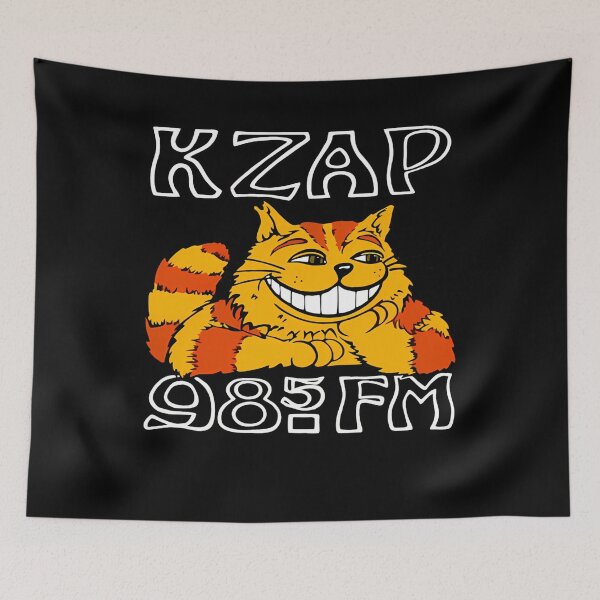 Item preview, K-ZAP Radio Station (98.5 FM) Logo designed and sold by archiwyzardArt.