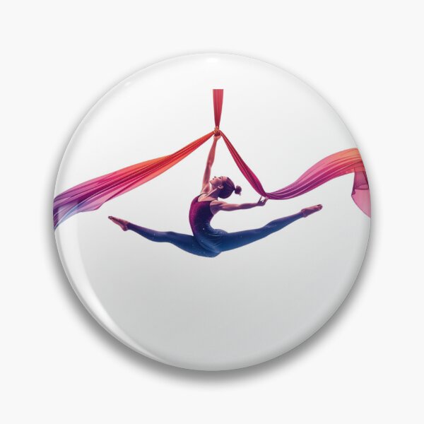 Item preview, Rainbow flow - Aerial Silk Grace Design  designed and sold by Stellar Motion by Kornelia.