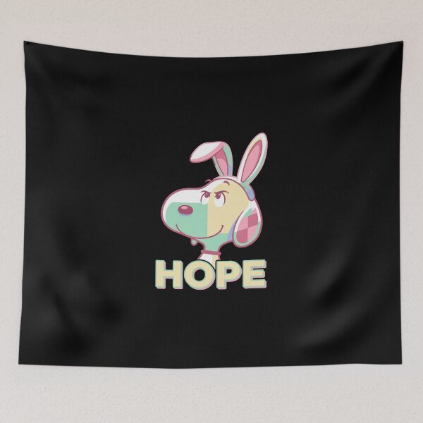 Item preview, Pastel Pop Art Hope Bunny Ears Dog  designed and sold by DamianRoy88.