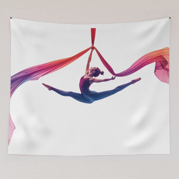 Item preview, Rainbow flow - Aerial Silk Grace Design  designed and sold by Stellar Motion by Kornelia.
