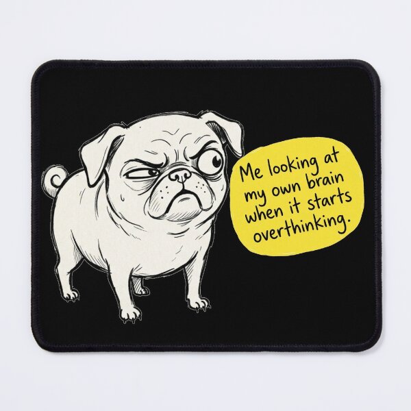 Item preview, Overthinking Suspicious Dog designed and sold by Paws And Pause.