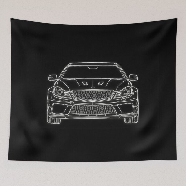 Item preview, Widebody Affalterbach German V8 Muscle Coupe Glowing Outline designed and sold by KeremYurtseven.