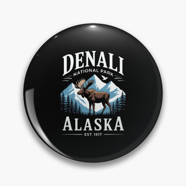 Item preview, Denali National Park Alaska Mountains Moose designed and sold by EllenJast.