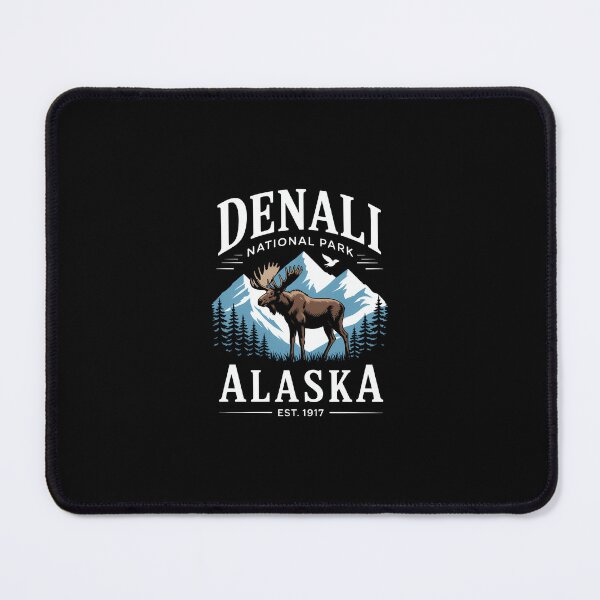 Item preview, Denali National Park Alaska Mountains Moose designed and sold by EllenJast.