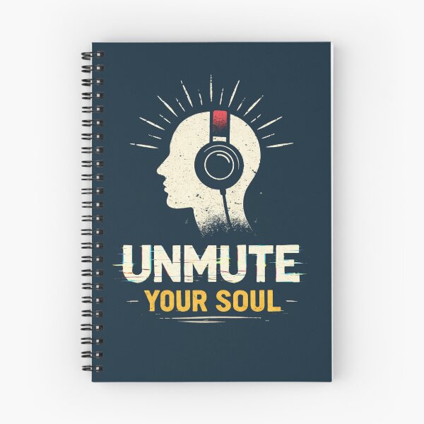 Item preview, Unmute Your Soul - Headphones Music Tee designed and sold by TrendzSlayer.