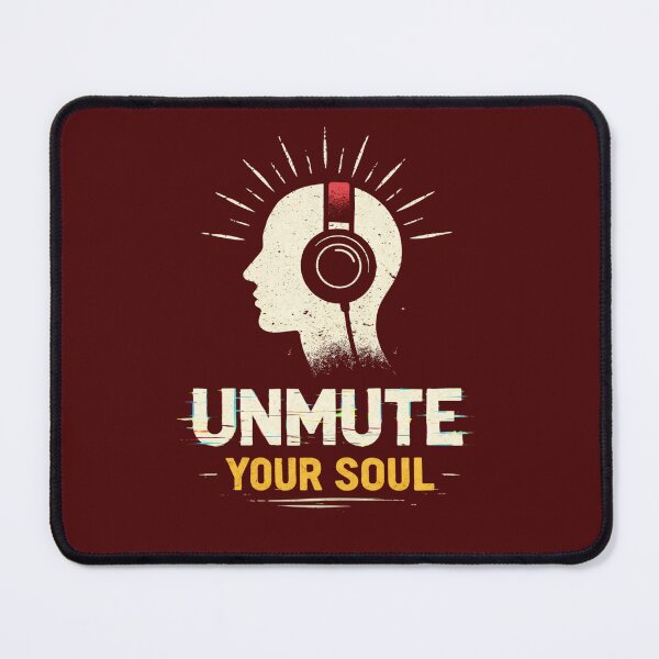 Item preview, Unmute Your Soul - Headphones Music Tee designed and sold by TrendzSlayer.