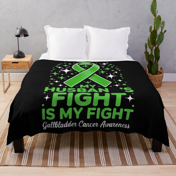 Item preview, My Husband’s Fight Is My Fight Gallbladder Cancer Awareness designed and sold by EllenJast.