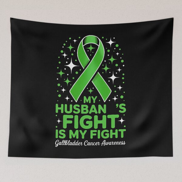 Item preview, My Husband’s Fight Is My Fight Gallbladder Cancer Awareness designed and sold by EllenJast.