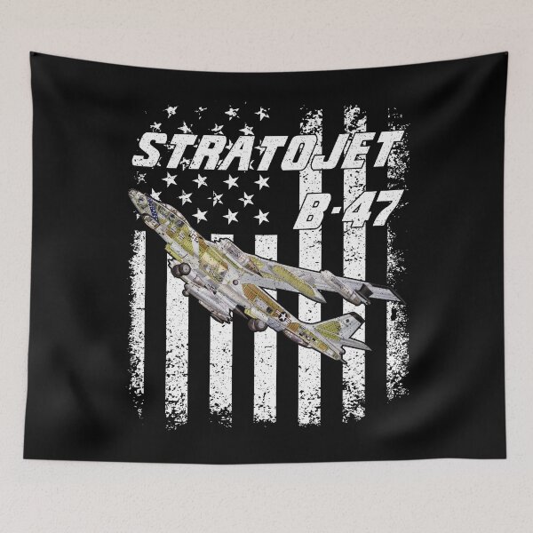 Item preview, B-47 Stratojet Cutaway American Flag Aviation Shirt designed and sold by Emberglowo.