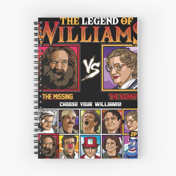 Item preview, The Legend of Williams - Robin Williams VS T-Shirt designed and sold by RebeccaOrn.
