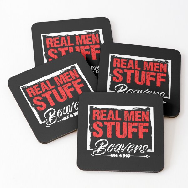 Item preview, Funny Taxidermy Joke Real Men Stuff Beavers designed and sold by vqlpzeutv73.