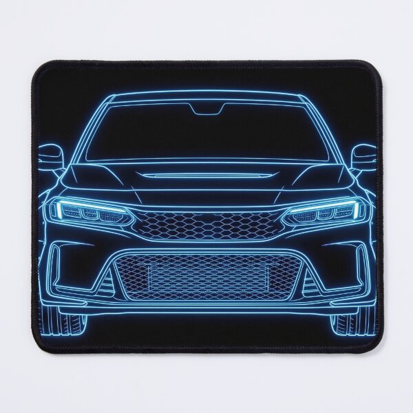Item preview, Modern FWD Japanese Hot Hatch Track Weapon Glowing Neon designed and sold by KeremYurtseven.