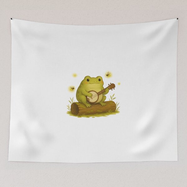 Item preview, Frog Nature Cottagecore Cute designed and sold by DesignedbyRoley.