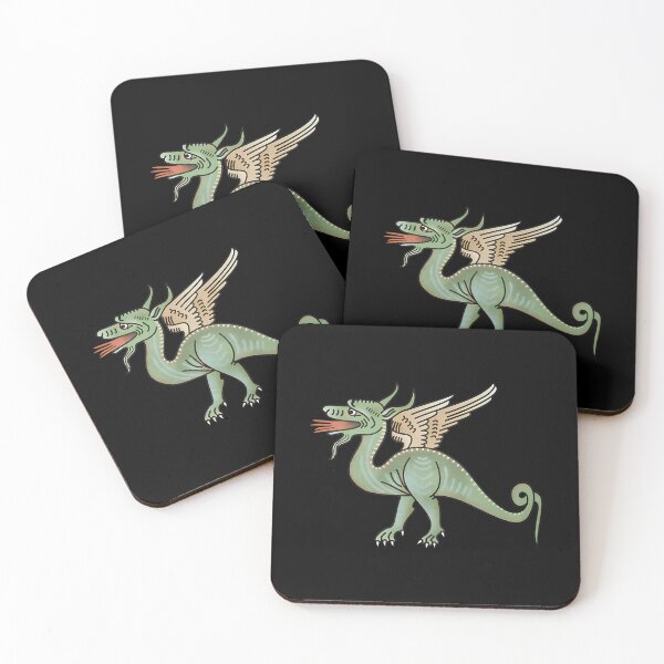Item preview, Bizarre Medieval Marginalia Dragon Art designed and sold by vqlpzeutv73.