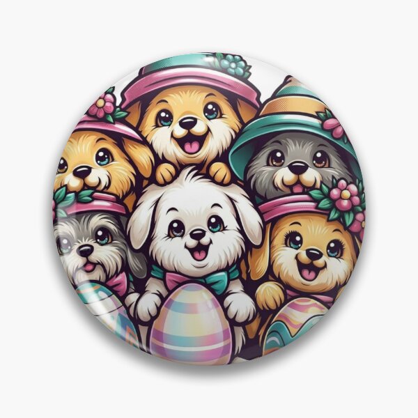 Item preview, Easter Puppy Squad – Cute Easter Dogs with Eggs Pastel Spring Puppy Shirt Kawaii Dog Lover Gift designed and sold by Prime legend .