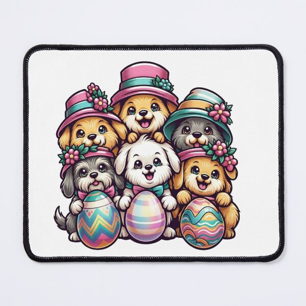 Item preview, Easter Puppy Squad – Cute Easter Dogs with Eggs Pastel Spring Puppy Shirt Kawaii Dog Lover Gift designed and sold by Prime legend .