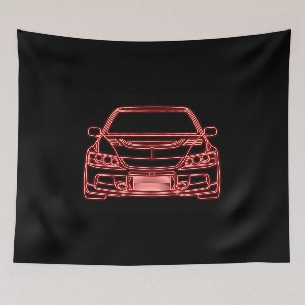 Item preview, Rally Bred Japanese Turbo AWD Tuning Legend Wireframe Design designed and sold by KeremYurtseven.