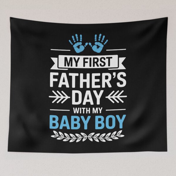 Item preview, My First Fathers Day Baby Boy First Time Dad designed and sold by EllenJast.