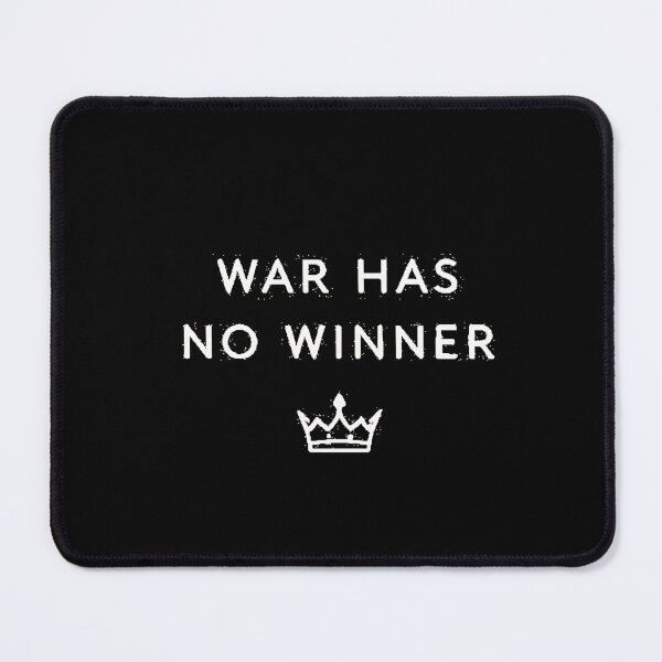 Item preview, War Has No Winner Minimal Peace Quote Shirt designed and sold by Silent Messages.