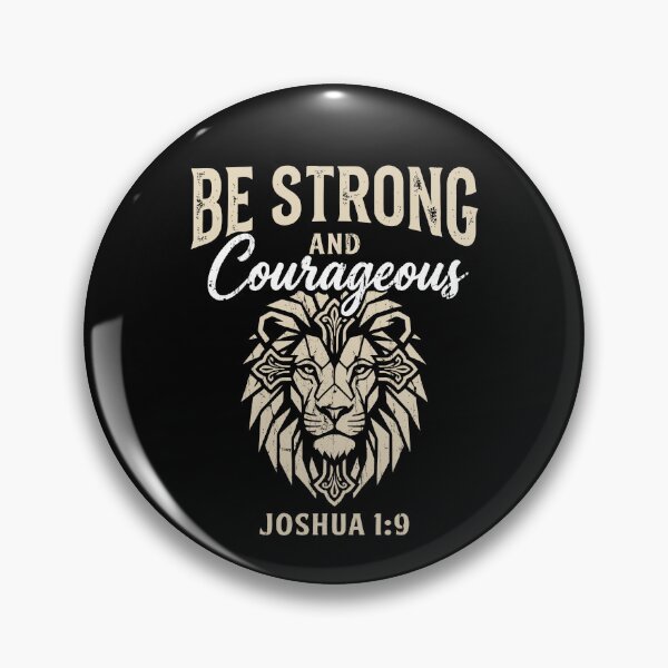 Item preview, Be Strong And Courageous designed and sold by seektopus.