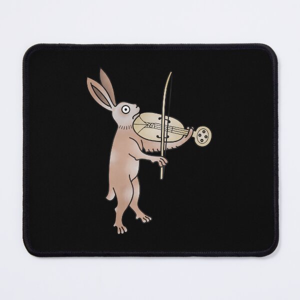 Item preview, Medieval Marginalia Rabbit Playing Fiddle designed and sold by vqlpzeutv73.