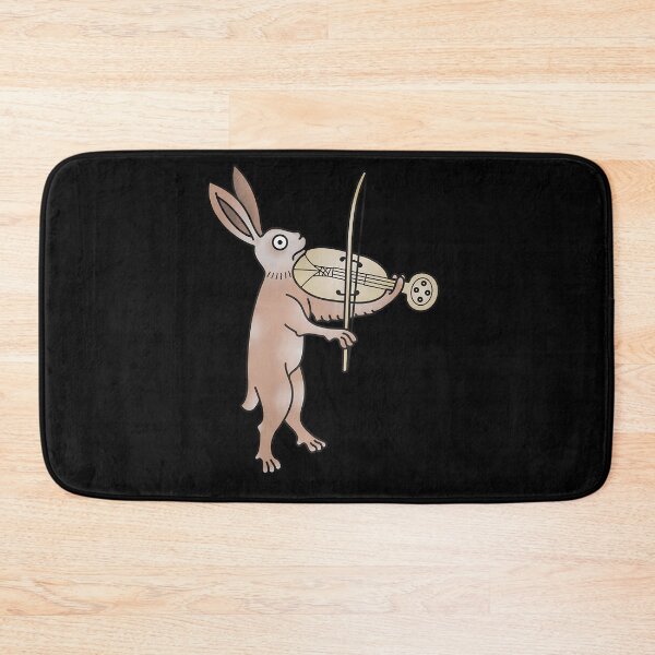 Item preview, Medieval Marginalia Rabbit Playing Fiddle designed and sold by vqlpzeutv73.