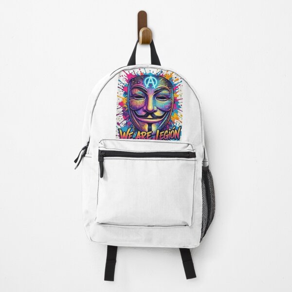 Item preview, We Are Legion (Neon Graffiti) | Anonymous Hacker Mask designed and sold by fraseslocas77.