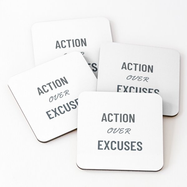 Item preview, Action over Excuses designed and sold by MaciejErdon.
